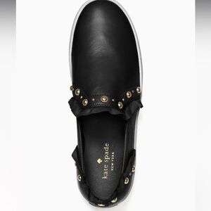 Kate Spade Loralia Sneakers size 9.5 black studs